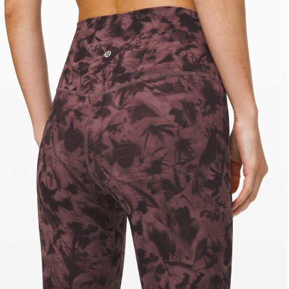 Lululemon Align Pant 28" in Mini Dusk Floral Antique Bark Black - Picture 3 of 8